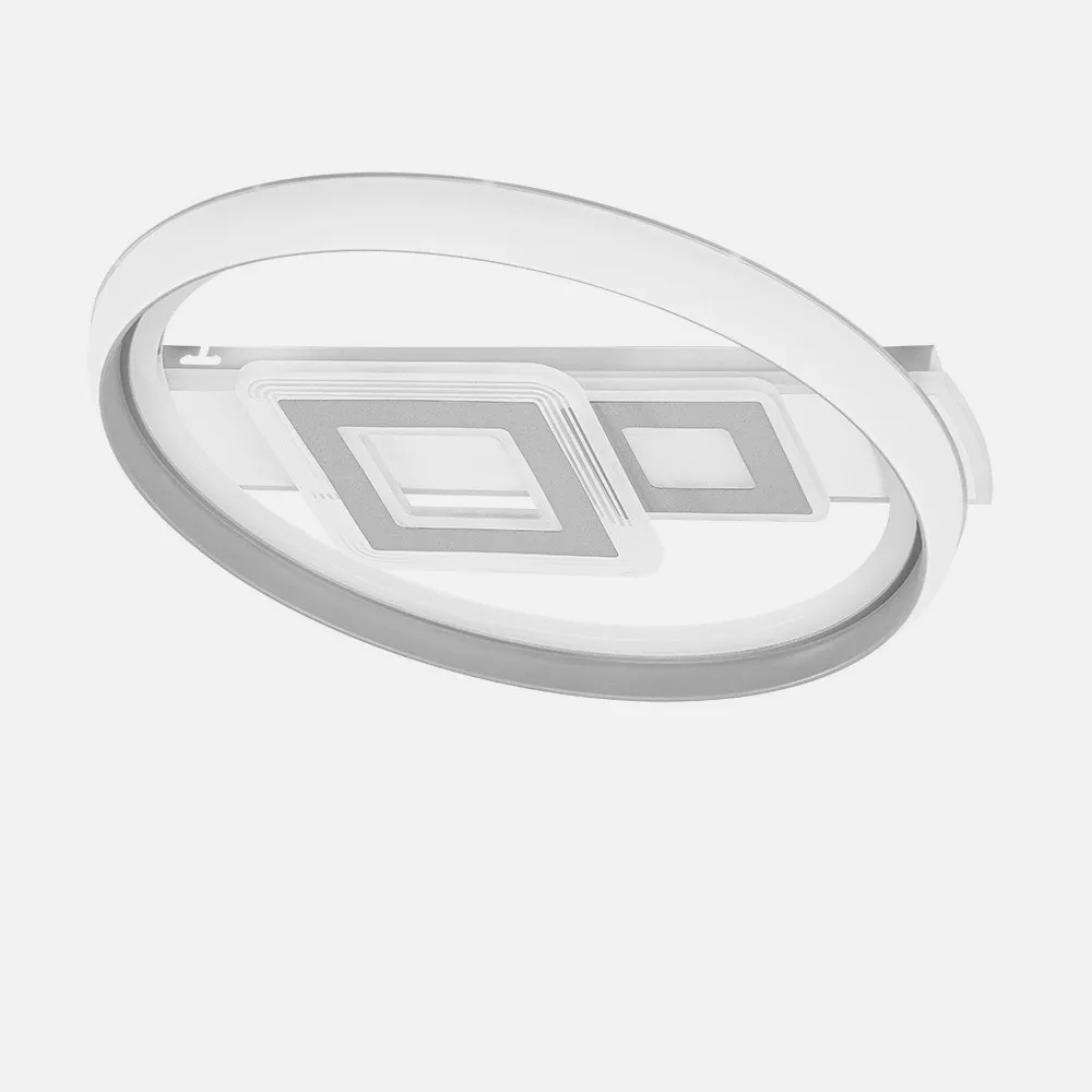Plafon 80w Sucre 3000-4000-6500k Blanco/gris 7x51x51 Cm Reg.Intensidad, Control Remoto Y Memoria