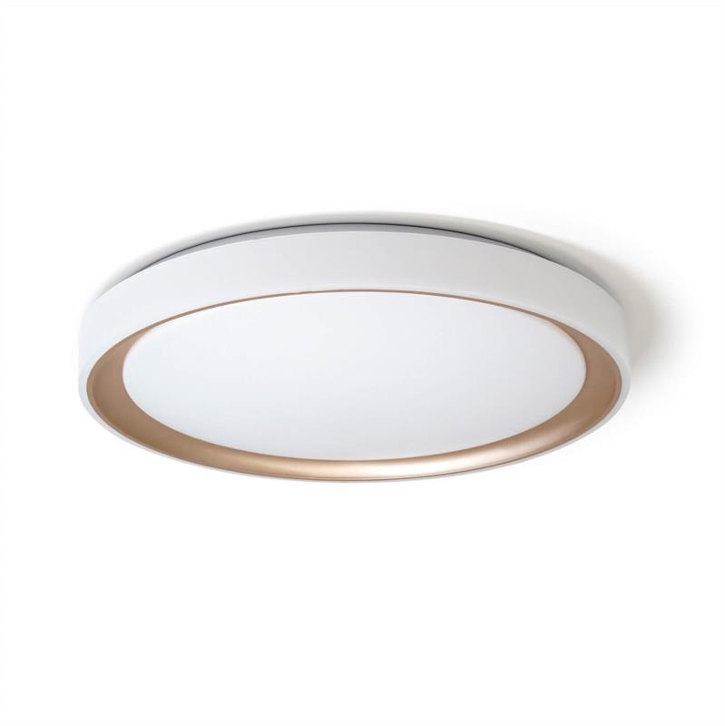 PLAFON BLANCO/ORO 50CM