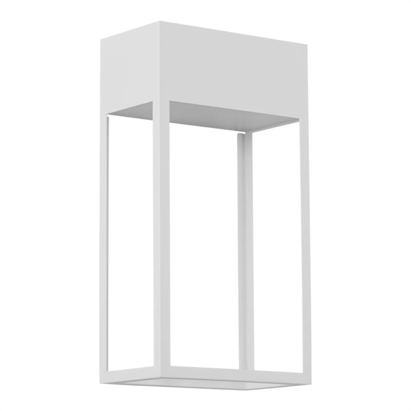 Aplique exterior modelo RAMBLA BLANCO, IP65, 20 W, 3000 K,1545 lm, 160x90x300 mm.